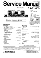Technics - SAEH-600 - Service manual 
